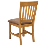 Dining Chair 2 pcs Solid Oak Wood Grey 45 x 59 x 92 cm 42039155