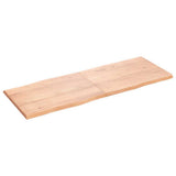 Table Top Light Brown 160x60xcm Treated Solid Wood Live Edge 363972