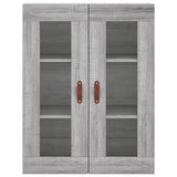 Highboard Grey Sonoma 69.5x34x180 cm Engineered Wood 3198703