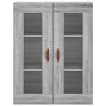 Highboard Grey Sonoma 69.5x34x180 cm Engineered Wood 3198703