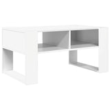 Coffee Table with Storage White 92 x 53 x 45 cm Engineered Wood 8000092