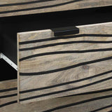 Sideboard with Drawer White 60 x 33.5 x 75 cm Solid Mango wood 4017975