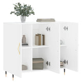 Sideboard White 90x34x80 cm Engineered Wood 828084