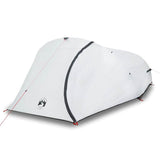Camping Tent Dome 4-Person White Blackout Fabric Waterproof 94730