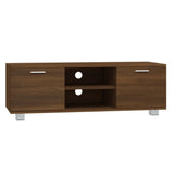 TV Cabinet Brown Oak 120x40.5x35 cm Engineered Wood 342621