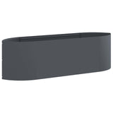 Raised Garden Bed Anthracite 140 x 40x 40 cm Steel 8011714