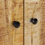 2 Piece Bathroom Furniture Set Solid Wood Mango 3200633