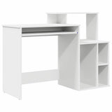 Desk with Drawer White 120.5 x 44 x 88.5 cm Engineered Wood 869474