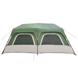 Instant Tent Green 10-Person 185T Polyester with PU Coating 42017487