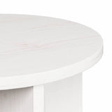 Coffee Table 2 pcs White Solid Pine wood 873554