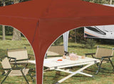 Pop-up Party Tent 290 x 290 x 245 cm Terracotta 42019853