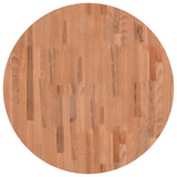 Table Top 80x1.5 cm Round Solid Wood Beech 355932