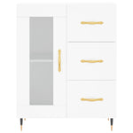 Highboard White 69.5x34x180 cm Engineered Wood 3189485