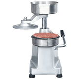 Hamburger Press Machine with 500 Patty Papers Aluminium 13 cm 50996