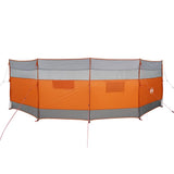 Camping Windbreak Grey and Orange 510x153 cm Waterproof 4009650