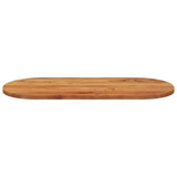 Table Top 110x50x2.5 cm Oval Solid Wood Acacia 370087