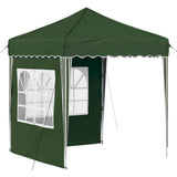 Pop-up Party Tent 195 x 195 x 245 cm Green Oxford Fabric 42019728