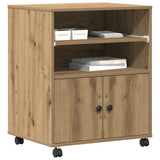 Printer Stand Artisan Oak 60 x 48 x 74 cm Engineered Wood 862286