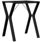 ZNTS Dining Table Legs Y-Frame 60x50x73 cm Steel 357929