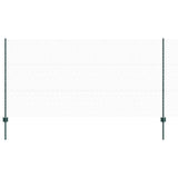 Welded Wire Fence 100 x 1.2 m PVC-Coated Steel Green 3336794