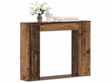 Fireplace Surround Old Wood 100 x 20 x 100 cm Engineered Wood 8006622