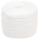 Multipurpose Utility Rope 6 mm 500 m White PP 240 kg Max Load 3473182