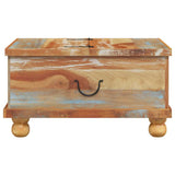 Coffee Table Reclaimed Wood 70x70x38 cm 243978
