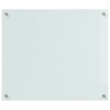 Kitchen Backsplash 2 pcs White 70 x 60 cm Tempered Glass 3415520