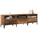 TV Cabinet Old Wood 150 x 30 x 45 cm Engineered Wood and Iron 879483