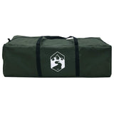 Cabin Tent with Roof Army green 4-Person Polyester and Steel 42028582