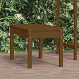 Garden Bench Honey brown Solid pine wood 80x44x45 cm Durable 824000