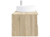 Bathroom Furniture Set 2 pcs Sonoma Oak Engineered Wood 3404106