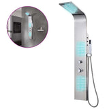 Shower Panel System Stainless Steel Curved 142370