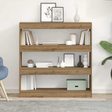 Book Cabinet Artisan oak 100 x 30 x 103 cm Engineered Wood 862725
