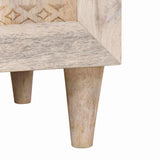 Bedside Cabinet White 50 x 33 x 60 cm Engineered Wood 4018127