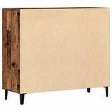 Sideboard Old Wood 90x34x80 cm Engineered Wood 856892