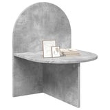 Bedside Table 2 pcs Concrete Grey 48 x 49 x 65 cm 8001120
