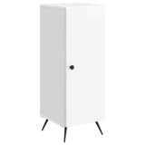 Sideboard High Gloss White 33 x 34.5 x 90 cm Engineered Wood 895519