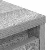 Cabinet with Drawer Grey Sonoma 55.5x34x119.5 cm Engineered Wood 861648