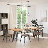 Dining Table Legs A-Shaped 2 pcs 60x cm Steel 4012851