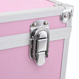 Make-up Case 37x24x40 cm Pink Aluminium 91841