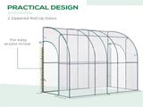 Walk-In Lean to Wall Tunnel Greenhouse 79525488