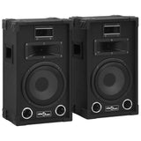 Professional Passive Hifi Stage Speakers 2 pcs 800 W Black 70101