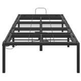 Electric Adjustable Bed Frame Black 200 x 70 x 33.5 cm Steel 42037356