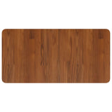 Bathroom Countertop Dark Brown 80x40x2.5cm Treated Solid Wood 343052