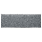 Stair Mats Self-adhesive 15 pcs 65x21x4 cm Light Grey Rectangular Edge 134564