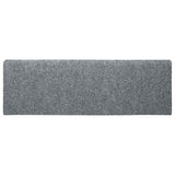 Stair Mats Self-adhesive 15 pcs 65x21x4 cm Light Grey Rectangular Edge 134564