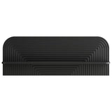 Wall Shelf 2 pcs Black 102 x 13.5 x 37.5 cm Engineered Wood 8014960