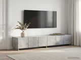 TV Stand 180 x 34.5 x 40 cm Concrete Grey Engineered Wood 8011588