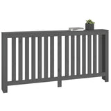 Radiator Cover Grey 169x19x84 cm Solid Wood Pine 822583